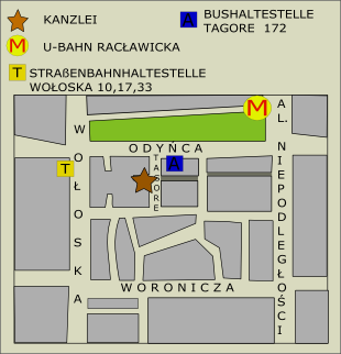 mapa dojazdu